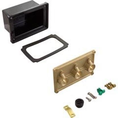 Picture of Light Junction Box Pentair (3) 1/2" Ports Brass Base 78310500 