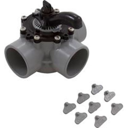 Picture of Diverter Valve 2In S X 2.5In Sp 3-Way Gray 25933-201-000 