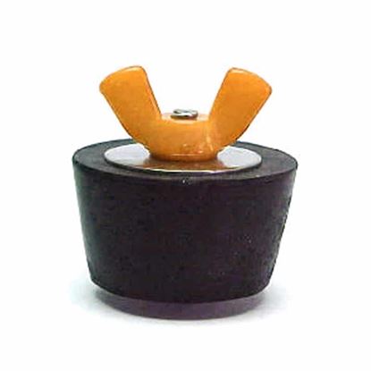 Picture of Orange Wing Nut Plug #4 50/Bag  COLOR CODED WING NUT # 4