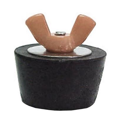 Picture of Brown Wing Nut Plug #5 50/Bag  COLOR CODED WING NUT # 5