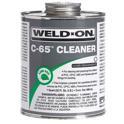 Picture of 1 qt Can Clear C-65 Series with Screw-On Cap Cleaner Can | IPSC65QT