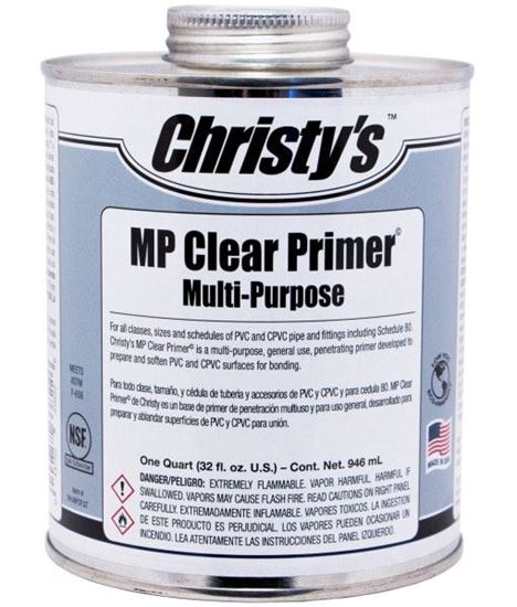 Picture of PVC Primer, 1 qt Metal Can P-68 Series Low VOC