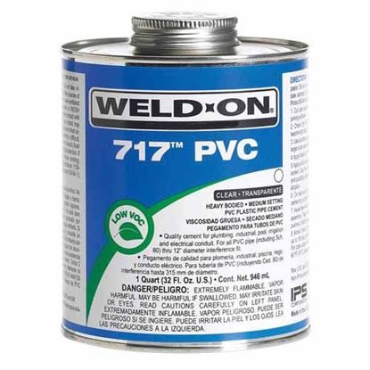Picture of PVC Cement, 1 qt Metal Can 717 Series Low VOC