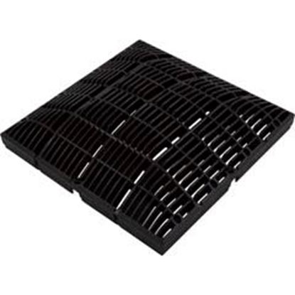 Picture of Main Drain Grate Waterway 12" x 12" Square VGB Black 642-4721 V