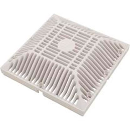 Picture of Main Drain Grate Waterway 9" x 9" Square White 642-4790 V