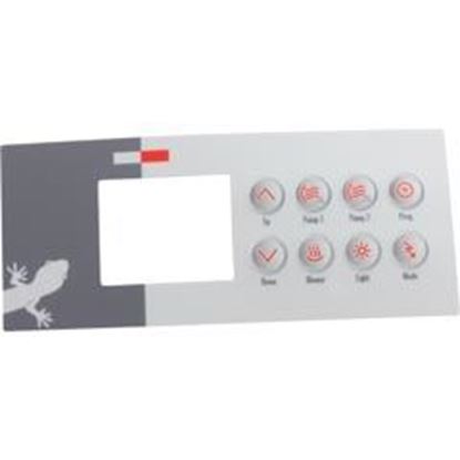 Picture of Overlay Gecko TSC-4 8-Button P1 P2 Bl Lt 9916-100094