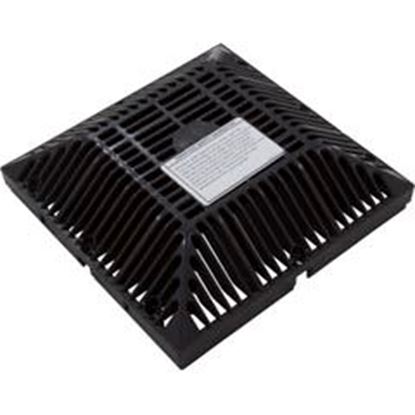 Picture of Drain Grate Waterway 9" x 9" Square Black 642-4791 V