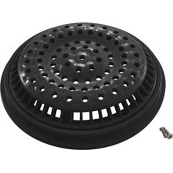 Picture of Main Drain Grate WW Anti Vortex 8" Rnd w/Collar Black 640-2311 V