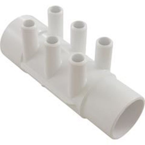 Picture of Manifold 3/4" Smooth Barb 6 Port 2" Slip x 2" Spigot 672-4940