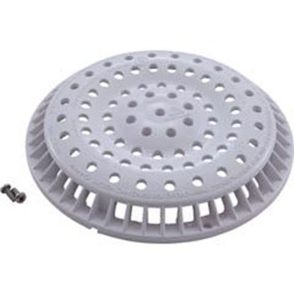 Picture of Main Drain Grate Waterway Anti Vortex 8" Round White 642-2150 V