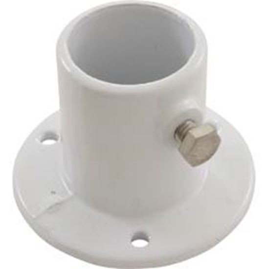 Picture of Deck Flange Perma Cast For Ladder 1-1/2" White/Aluminum PF-2115-L