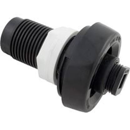 Picture of Spa Drain/Fill Valve WW 1-5/8" ACME threaded x 1"s Black 640-2001