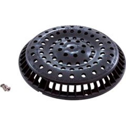 Picture of Main Drain Grate Waterway Anti Vortex 8" Round Black 642-2151 V