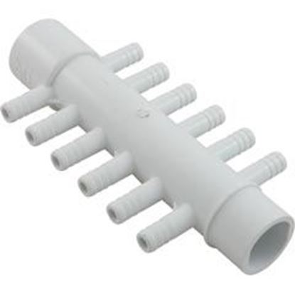 Picture of Manifold 3/8" Barb 12 Port 1" Slip x 1" Spigot 672-0410