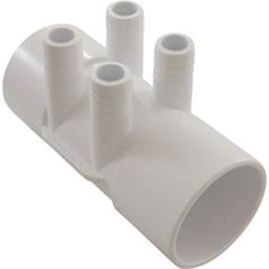 Picture of Manifold 3/4" Barb 4 Port Flow Thru 2" Slip x 2" Slip 672-7110