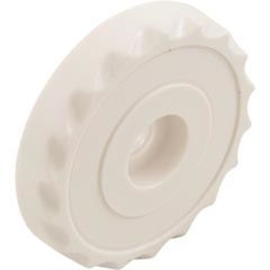 Picture of Knob Waterway F.A.S. 1" Scalloped White 662-3010